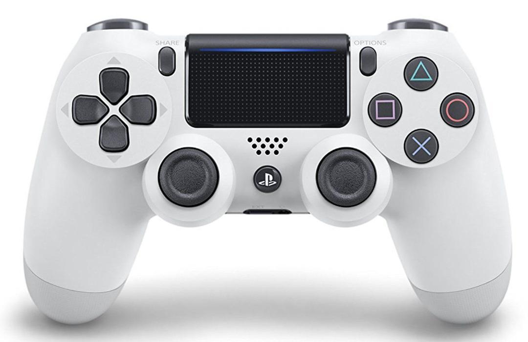 【純正品】ワイヤレスコントローラー DUALSHOCK 4)グレイシャーホワイト