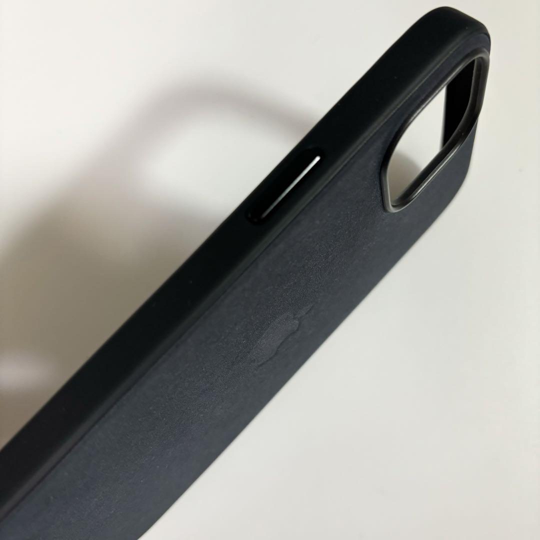 アップル純正 iPhone 15 ファインウーブンケース ブラックMagSafe