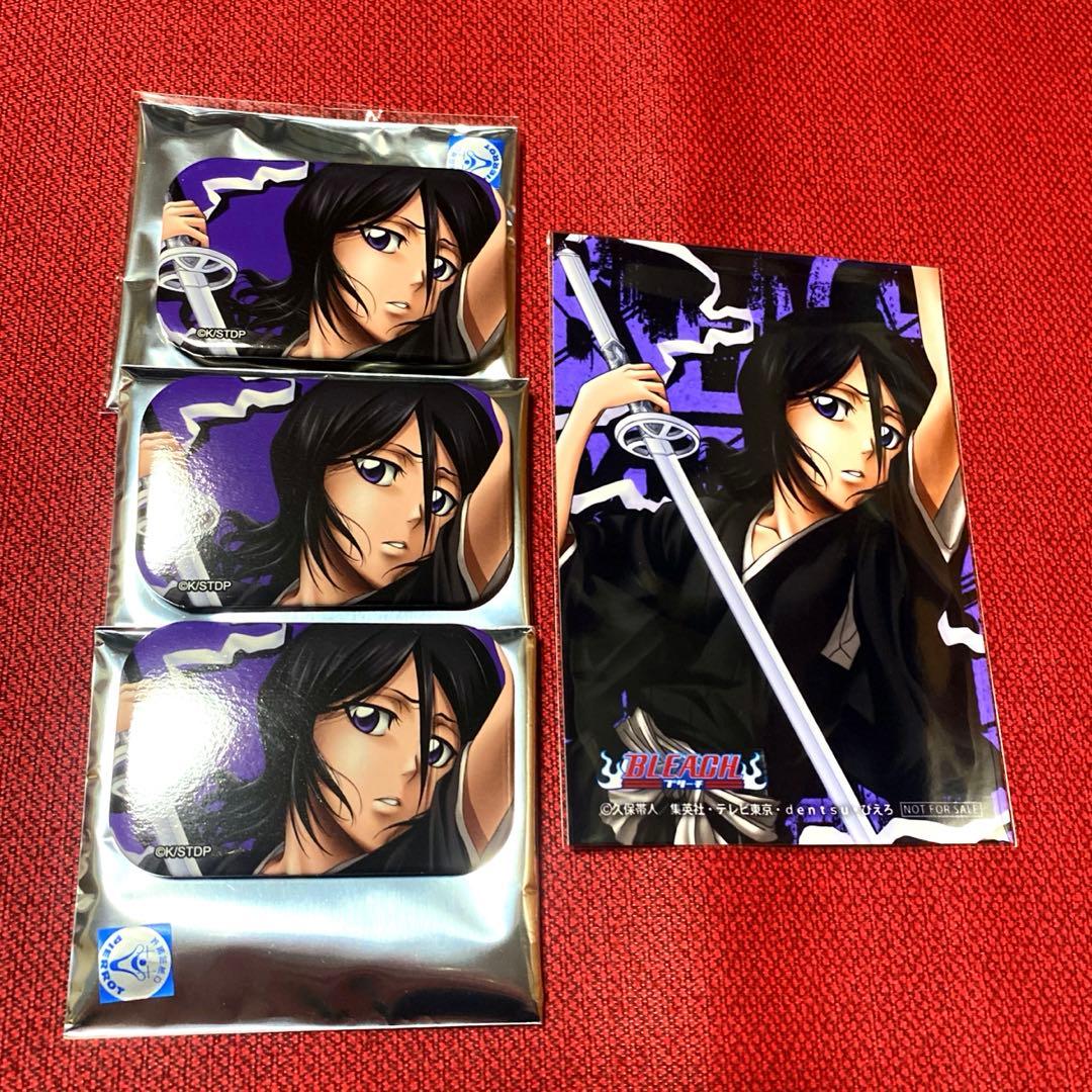 BLEACH 487 朽木ルキア スクエア 缶バッジ ブロマイド - メルカリ