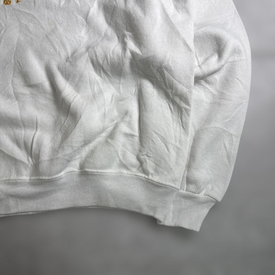 新発売 新商品 NIKE 90s XL ホワイト 銀タグ 刺繍ロゴ トレーナー スウェット トップス