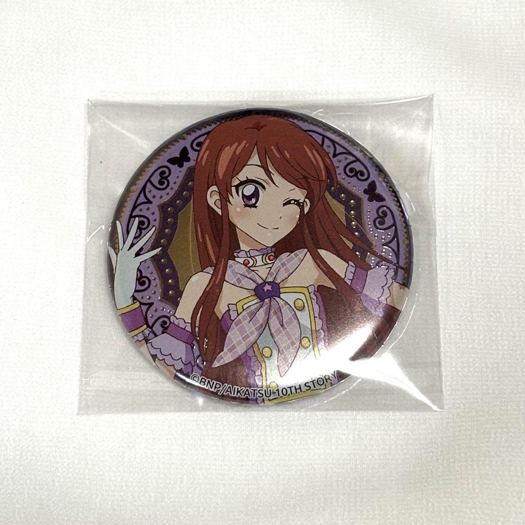 【激レア】アイカツ メモリアルハンカチ 缶バッジ 紫吹蘭 アイカツ！ 紫吹蘭〜Romantic〜アクスタ メモリアルハンカチ 缶