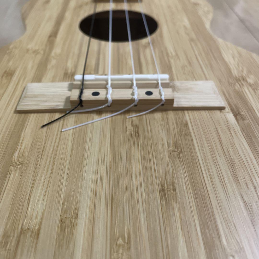 AKLOT テナーウクレレ 竹製 ソリッドバンブー Bamboo Ukulele 弦楽器