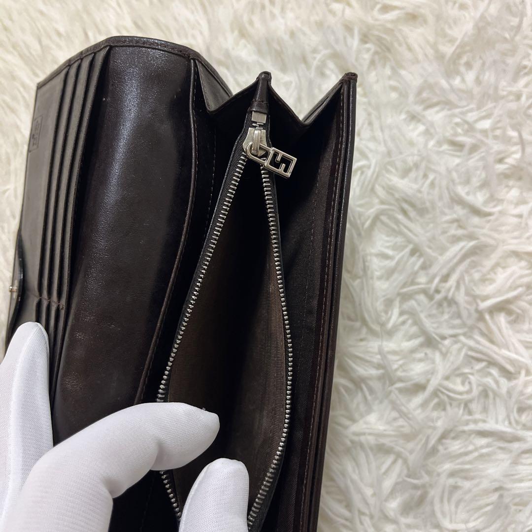 【美品✨】FENDI フェンディ/ ズッカ/長財布/ブラウン/ヴィンテージ