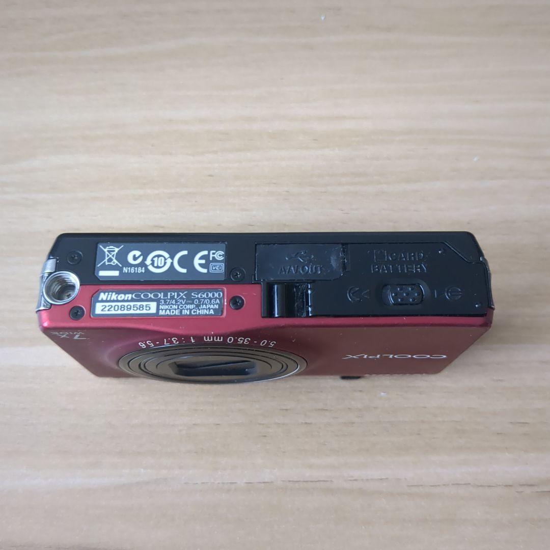 Nikon COOLPIX S6000 レッド ジャンク