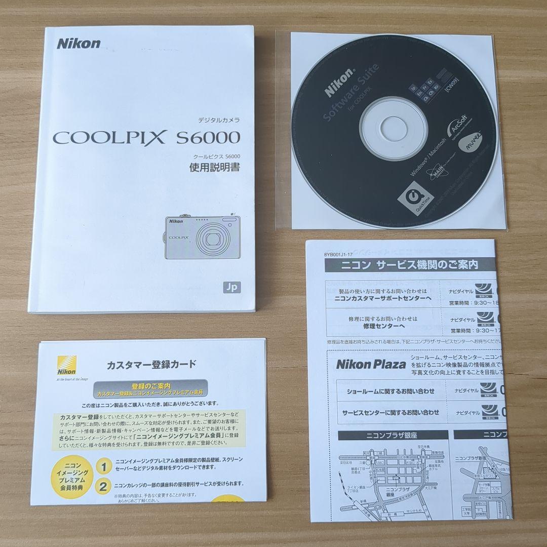 Nikon COOLPIX S6000 レッド ジャンク