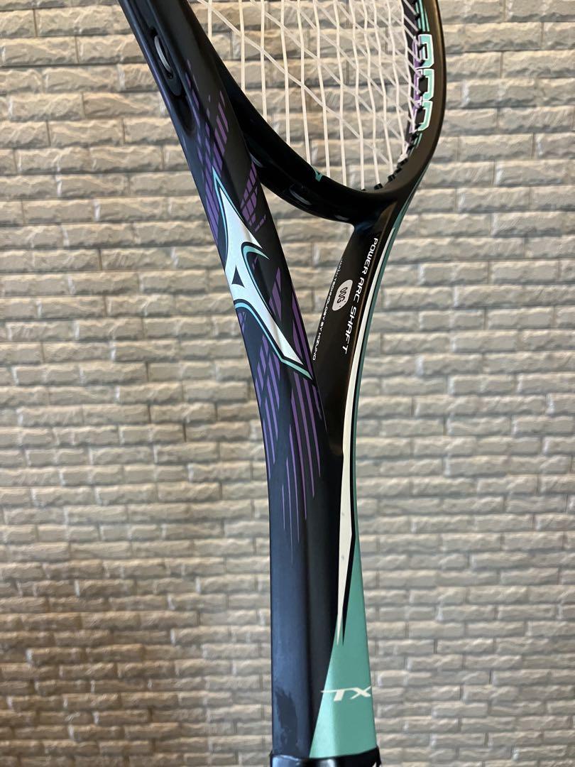 ガット張替付　MIZUNO TX900 軟式テニスラケットケース付