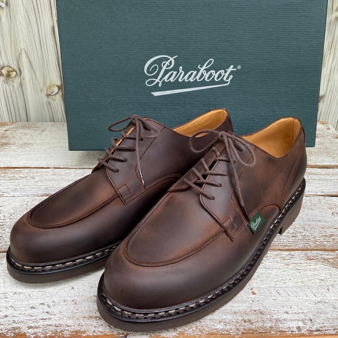 25.5cm【税込】 新品 未使用品 Paraboot パラブーツ シャンボード 特価買取 Paraboot ブラック7 シャンボード パラブーツ CHAMBORD ドレス/ビジネス