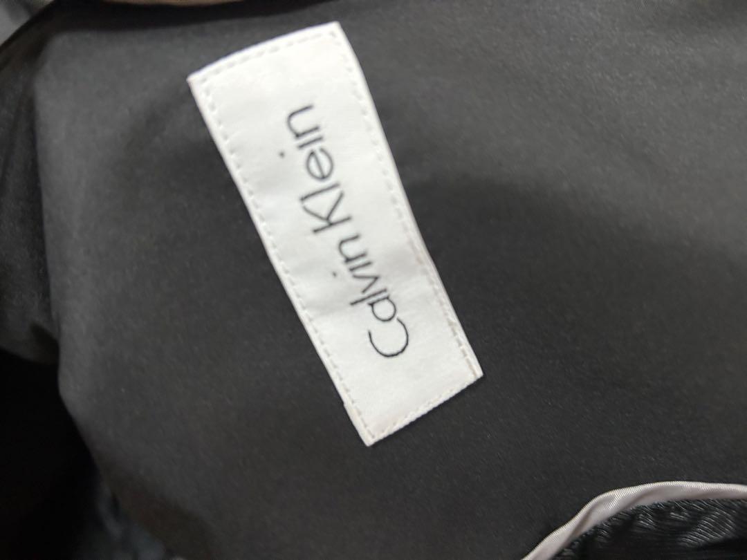 美品 Calvin Klein コート トレンチコート 黒 ブラック CK