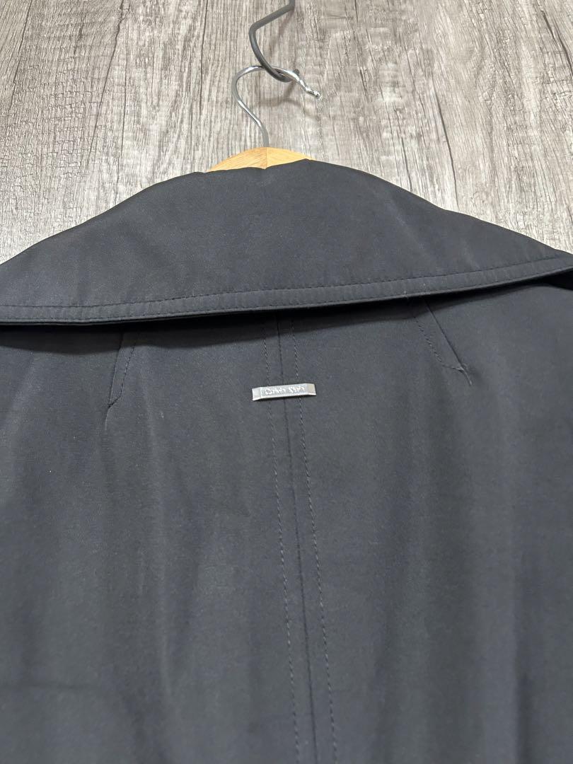 美品 Calvin Klein コート トレンチコート 黒 ブラック CK