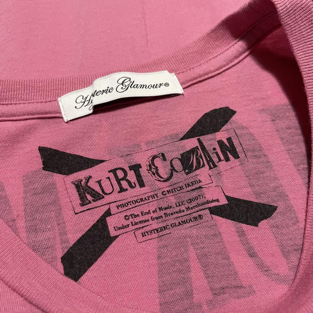 ヒステリックグラマー × カートコバーン コラボ 半袖 トップス Tシャツ