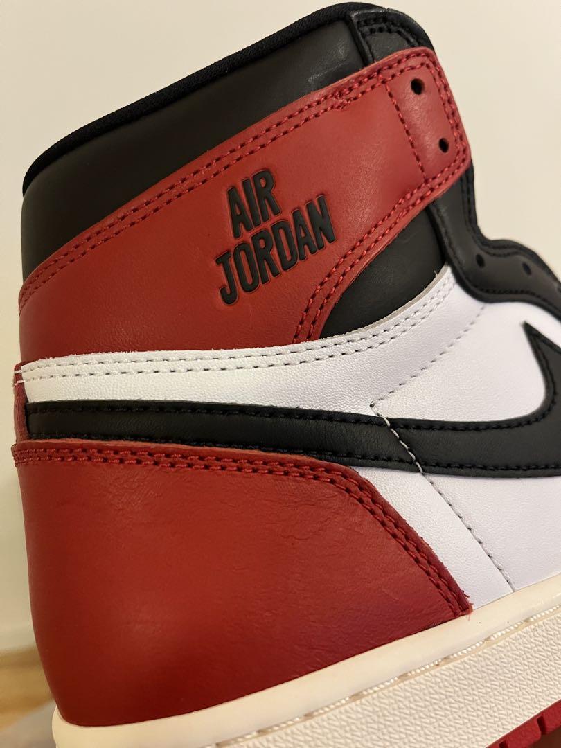 靴 NIKE AIRJORDAN1 BLACKTOE