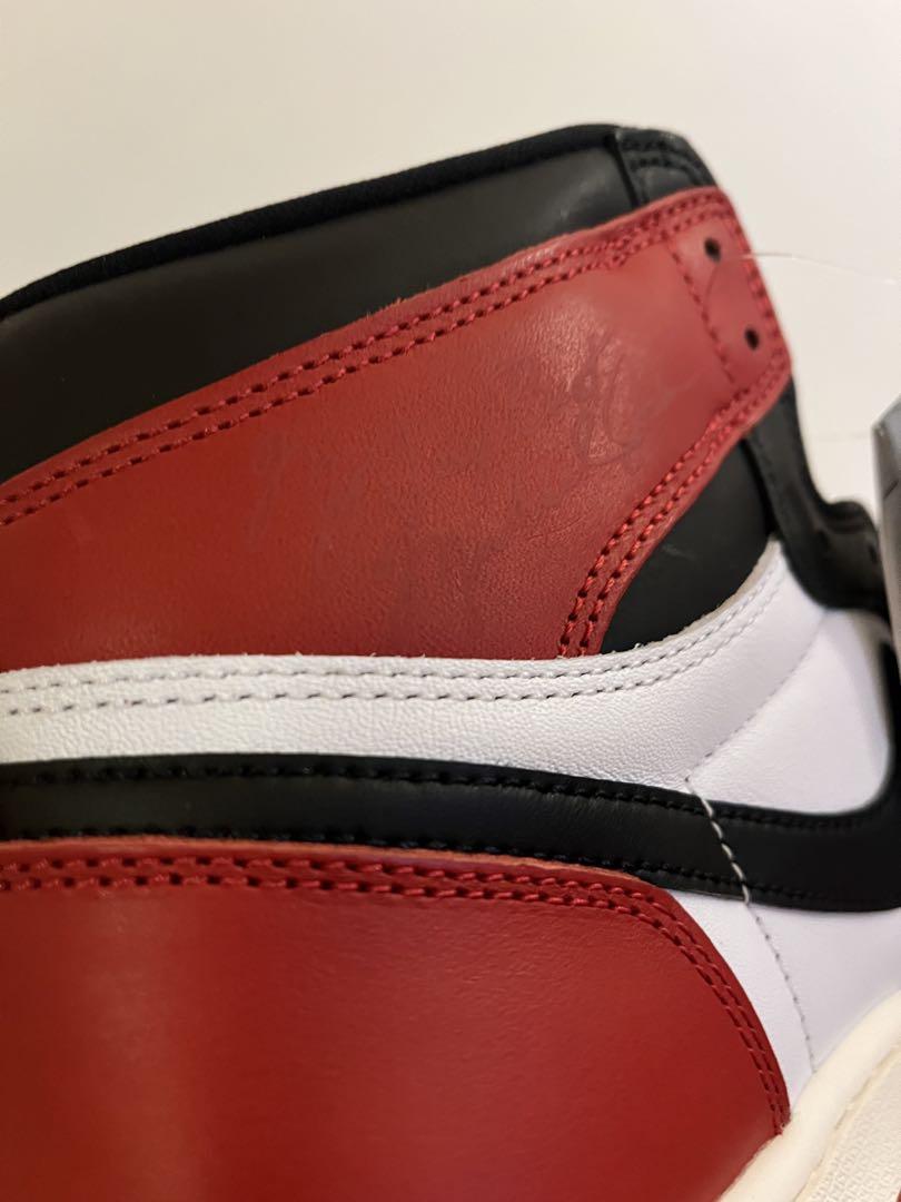 靴 NIKE AIRJORDAN1 BLACKTOE