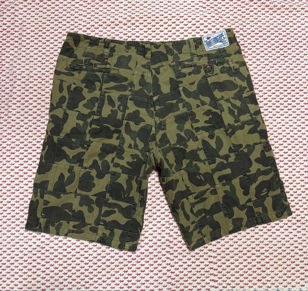 エイプ★カモフラ★ハーフパンツ★パッチワーク★ショーツ★00s★古着★Nigo