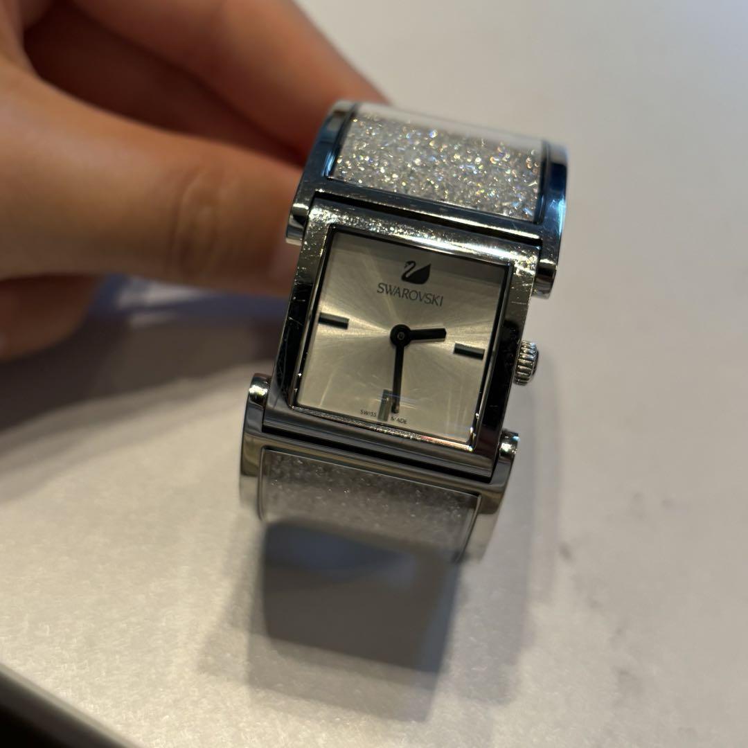 ⭐️値下げ⭐️SWAROVSKI CRYSTALLINE BANGLE（シルバ ー）