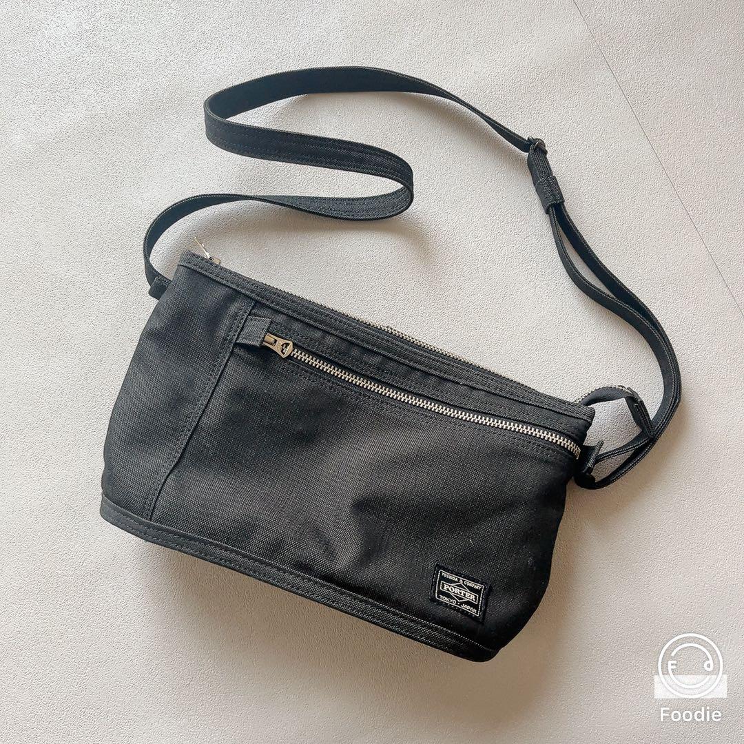 【美品】　PORTER SMOKY スモーキー　ショルダーバッグ ブラック　鞄