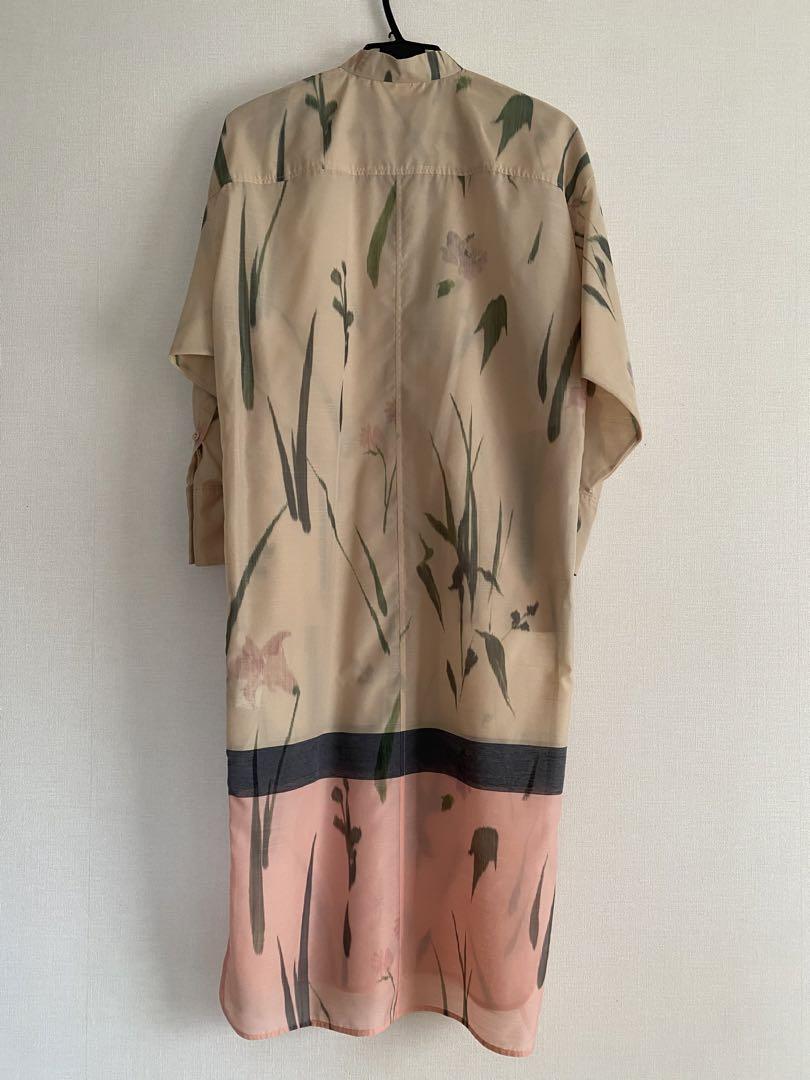 【在庫あり】 KAWATANI SHIRT 河谷シャツパッチワーク シャツワンピース ゆったり ワンピース