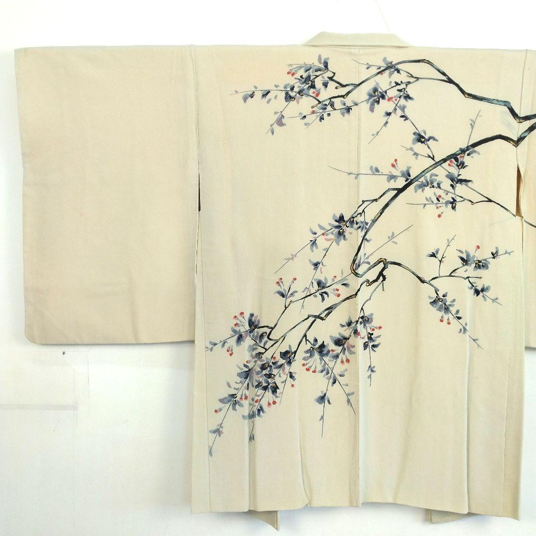 セール 国内 和】15979o 着物・浴衣 着物 しつけ付き 作家物 松竹梅文様 訪問着 着物・浴衣