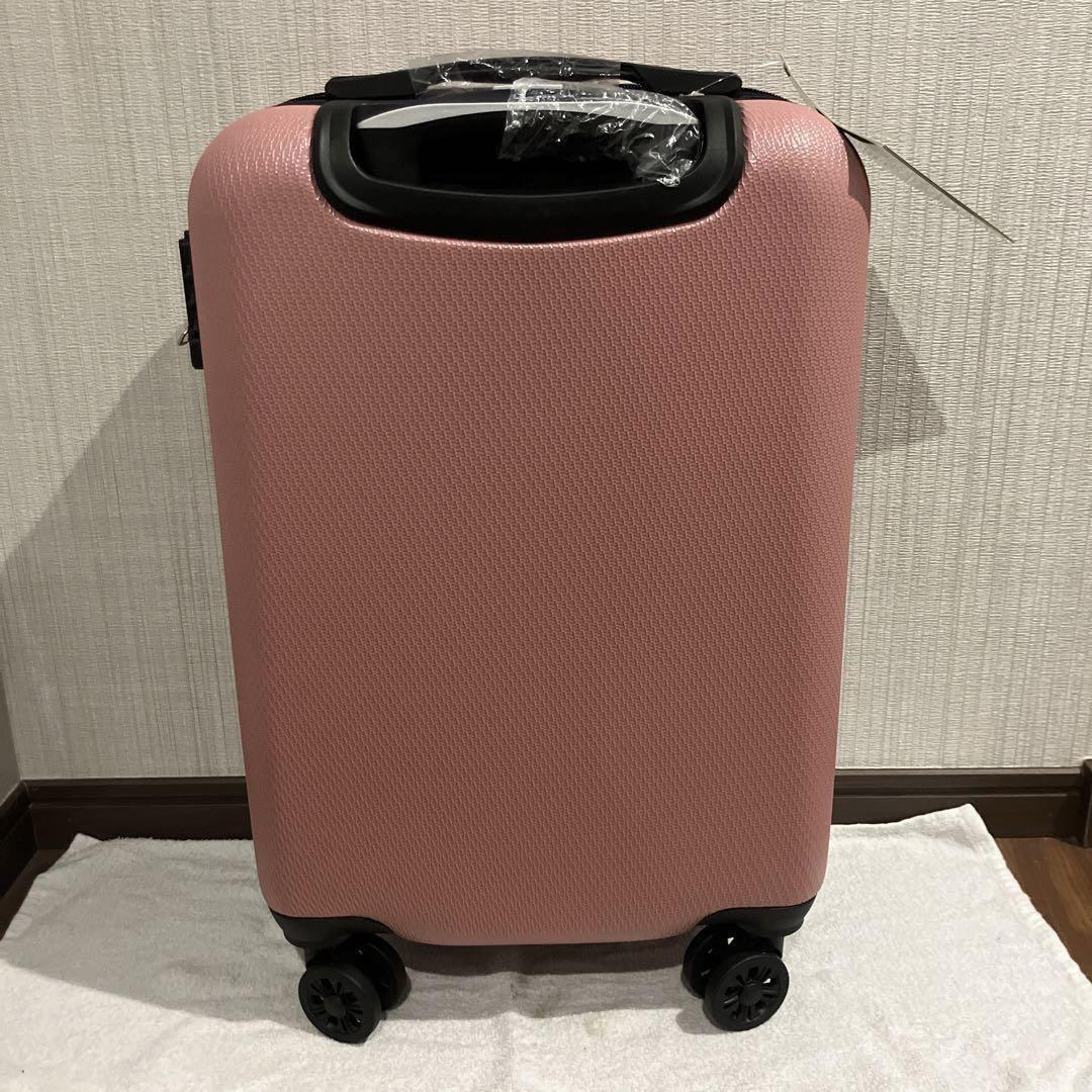 [AnyZip] キャリーケース 超軽量 小型 耐衝撃 TSAロック　ピンク