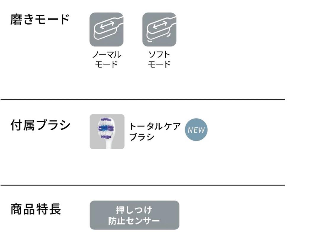 Panasonic EW-DL39-W 電動歯ブラシ 本体 白 エントリー