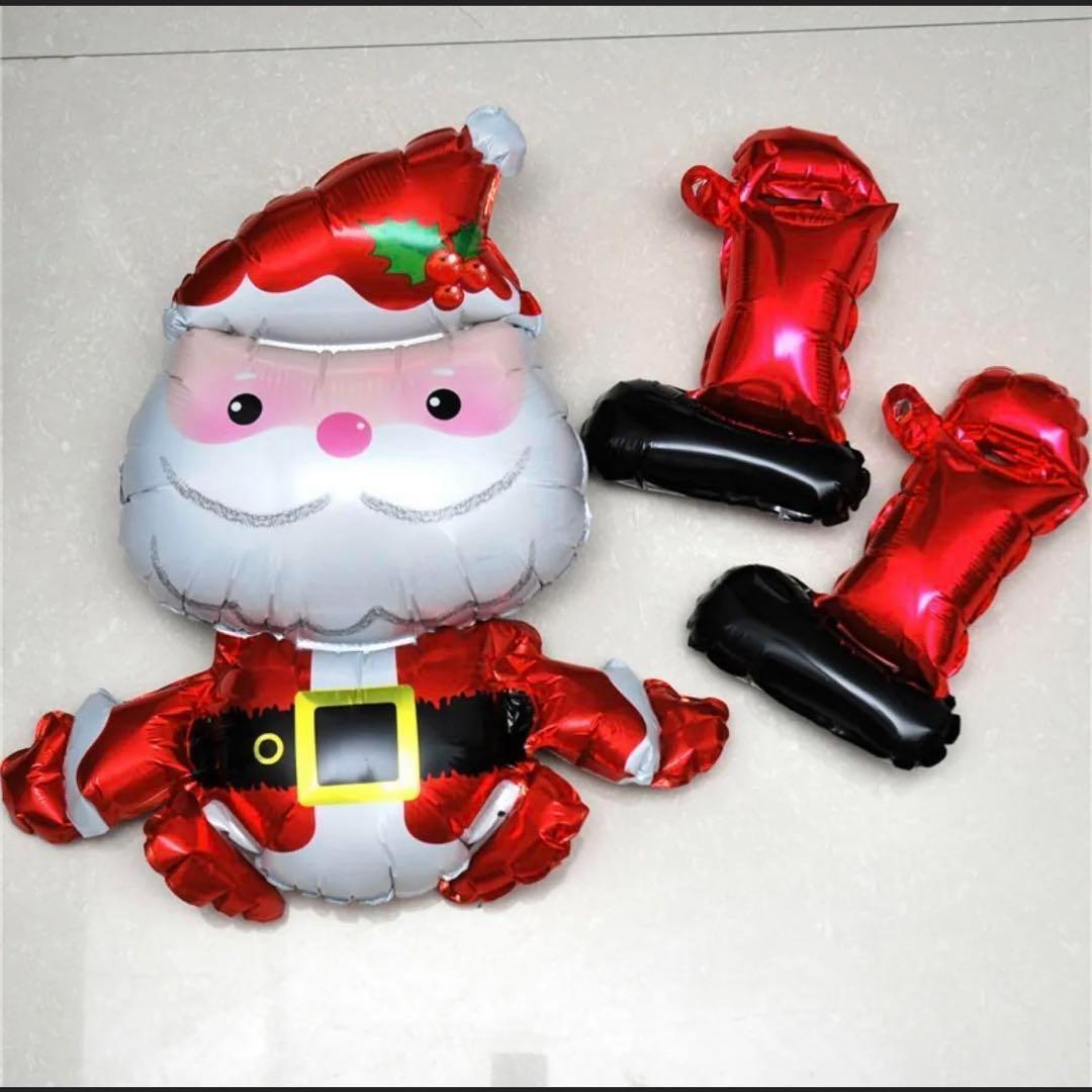 【2個セット】サンタクロース バルーン クリスマス サンタさん SNS映え