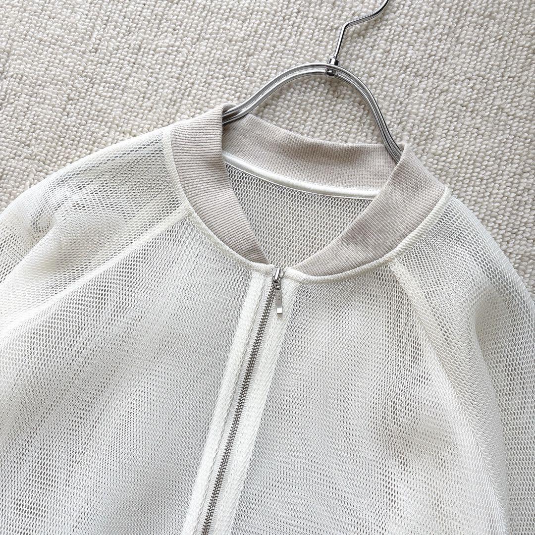 【美品✨️】RIVE DROITE 透け感 メッシュ ブルゾン