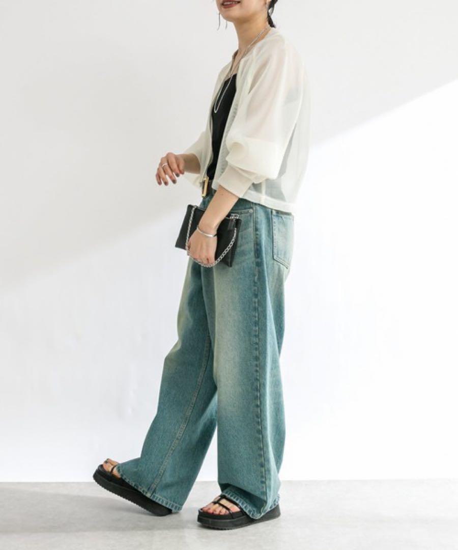 【美品✨️】RIVE DROITE 透け感 メッシュ ブルゾン