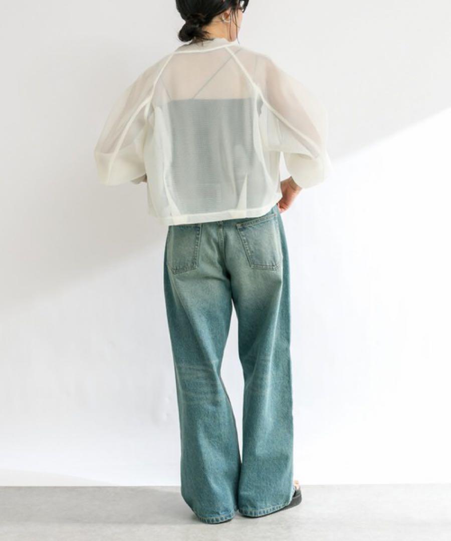 【美品✨️】RIVE DROITE 透け感 メッシュ ブルゾン