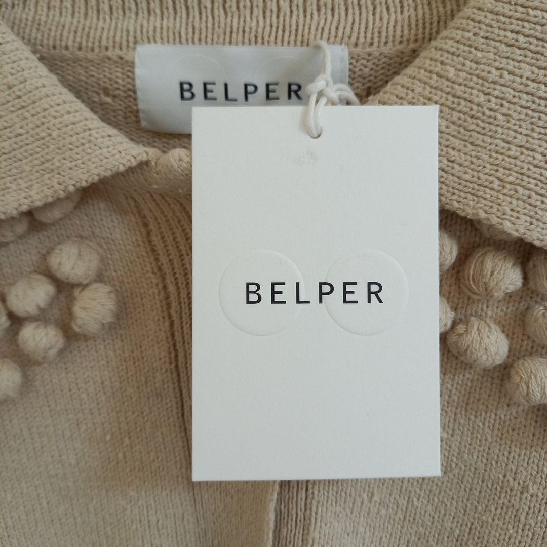 未使用タグ付き　BELPER　ベルパー　ニット　ポップコーン　カーディガン