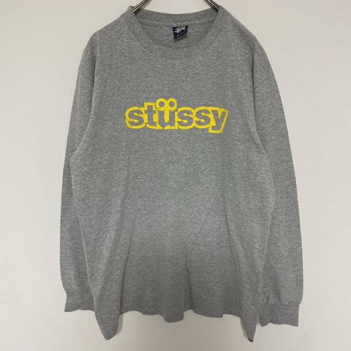 人気2022 stussy ロングスリーブシャツ USA製 L xnUEq-m81778958722 ステューシー プリントロゴ お買い得新作