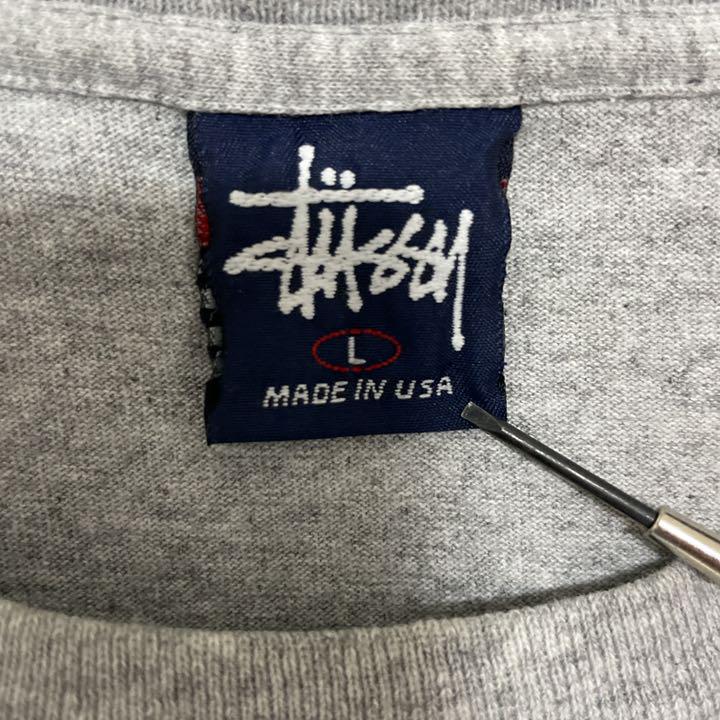 人気2022 stussy ロングスリーブシャツ USA製 L xnUEq-m81778958722 ステューシー プリントロゴ お買い得新作