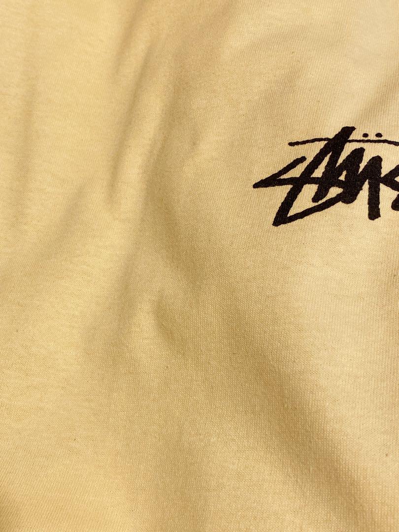 STUSSY SHATTERED TEE ステューシー イエロー L 画像4