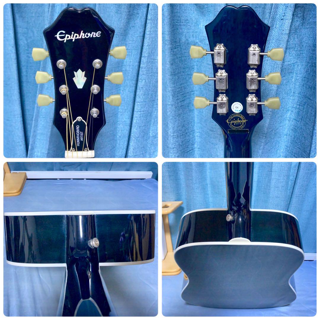 ⑧【牛骨☆希少カラー☆ギブソン直系】 Epiphoneハミングバードアーティスト