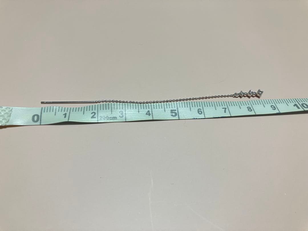 【4℃】K18WGトリロジーダイヤピアスビ 片耳のみ 美品 【4℃】K18WGトリロジーダイヤピアスビ 片耳のみ 美品