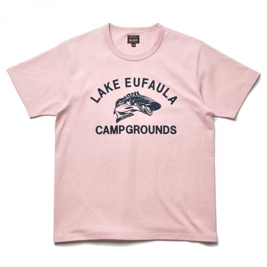 ジョーマッコイ JOE McCOY TEE LAKE EURAULA (S)柄デザインプリント