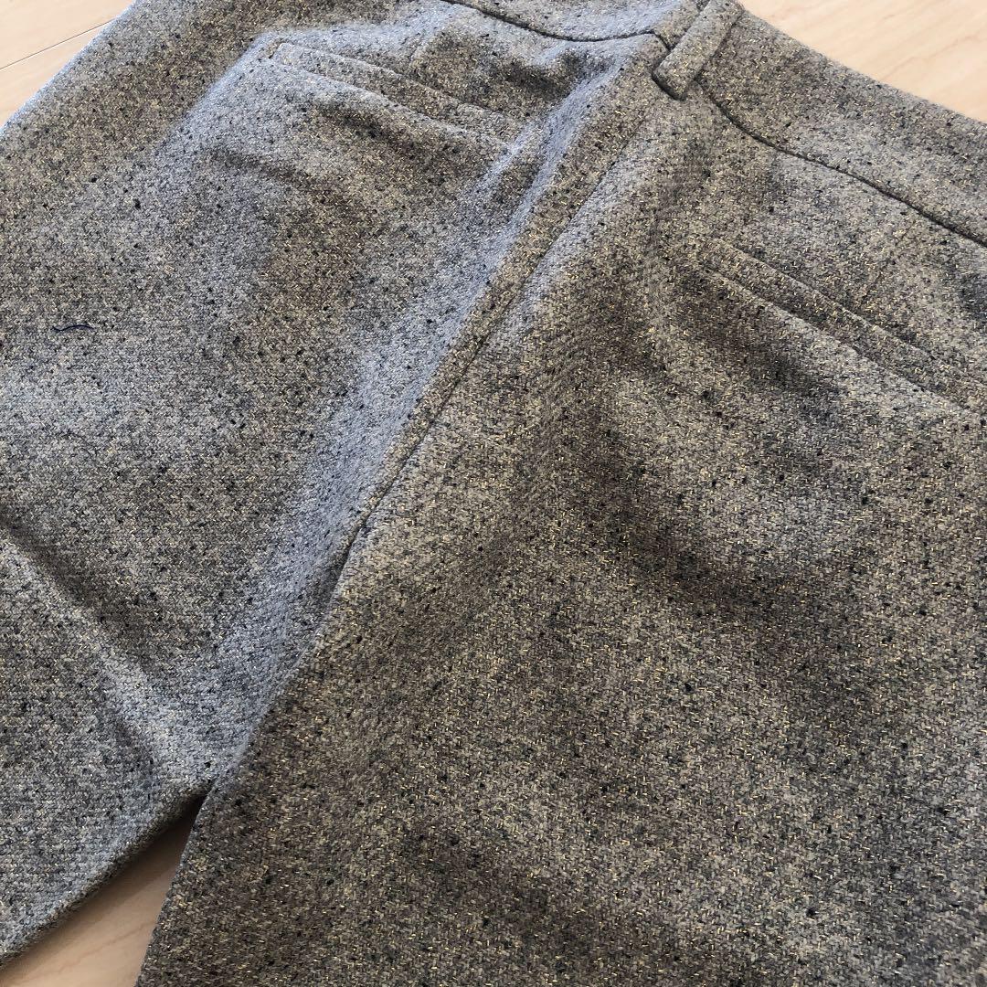 イタリア galliano 金ラメ入りパンツ 4iojG-m81785273069 デニム