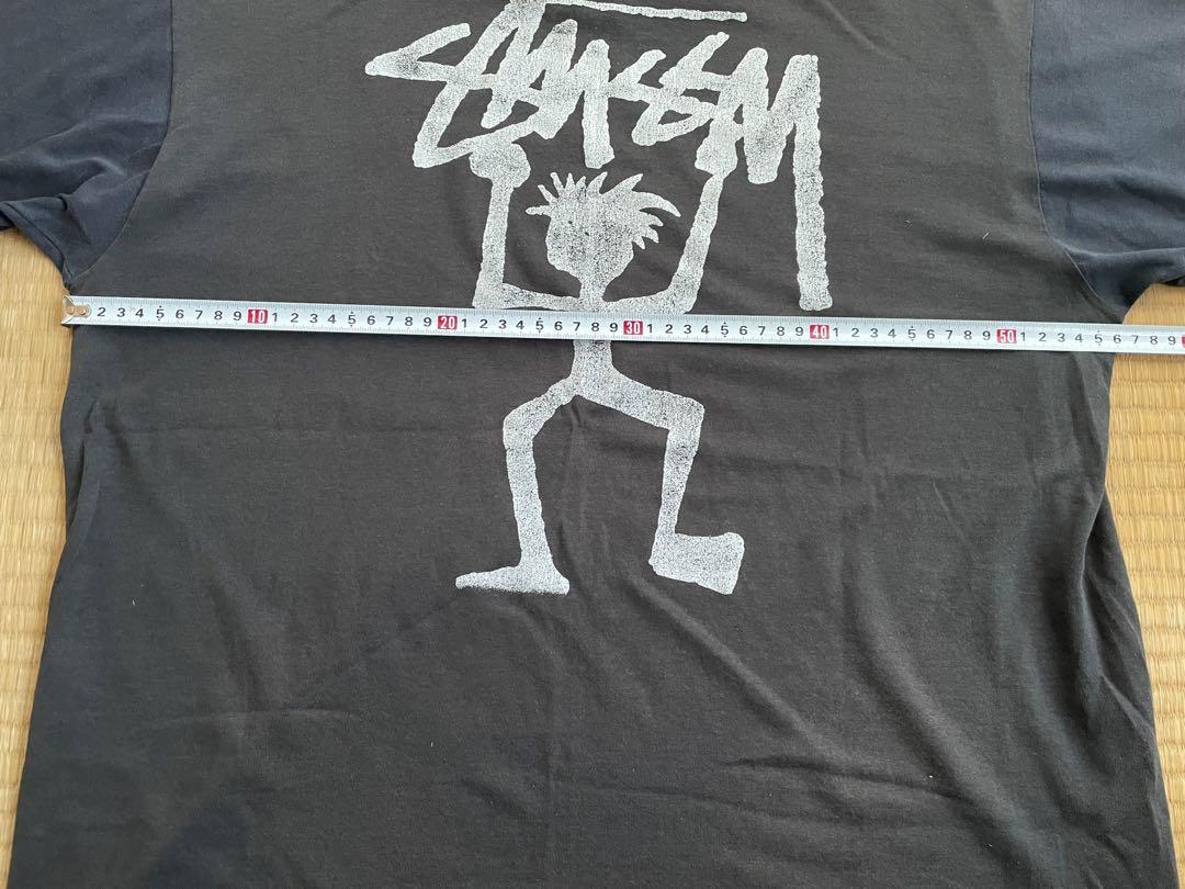男性に人気！ stussy 2トーン スクリーンスターズ Tシャツ シャドーマン トップス