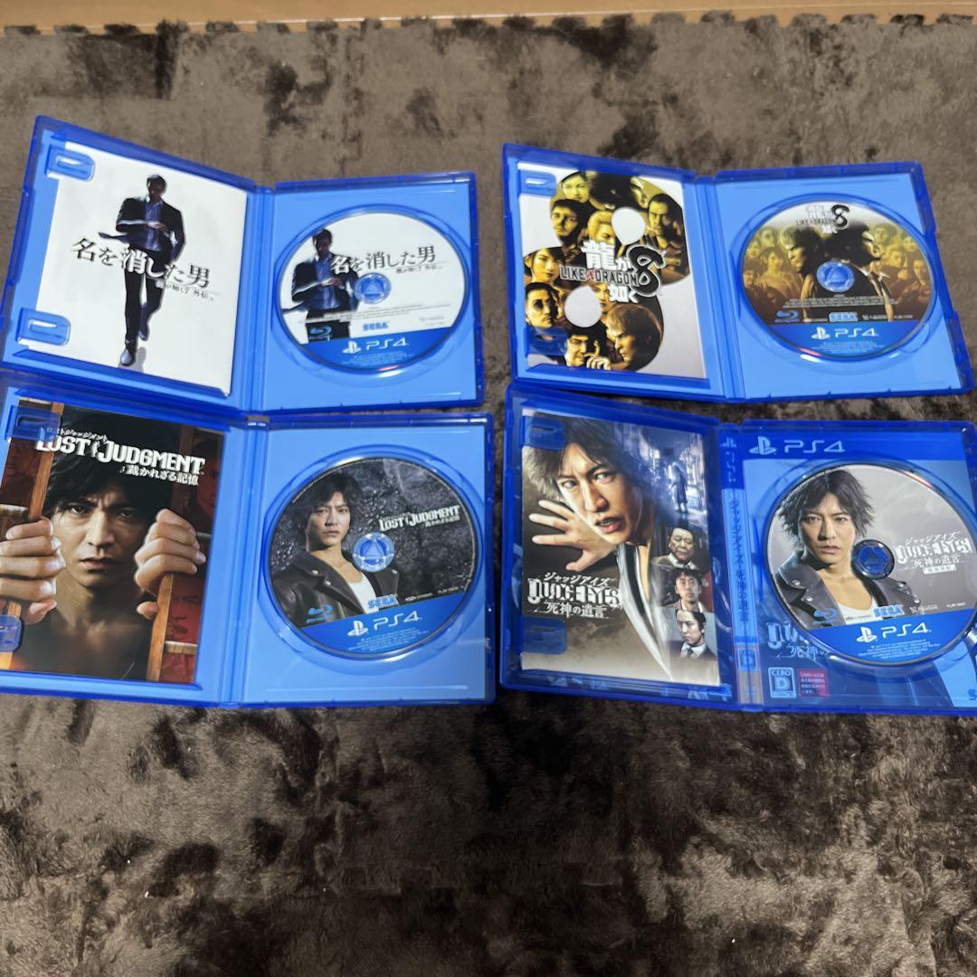PS4 PS5 龍が如く シリーズ ジャッジアイズ ロストジャッジメント