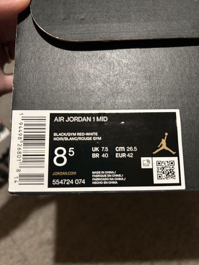 Nike Air Jordan 1 赤黒 ハイカット シューズ