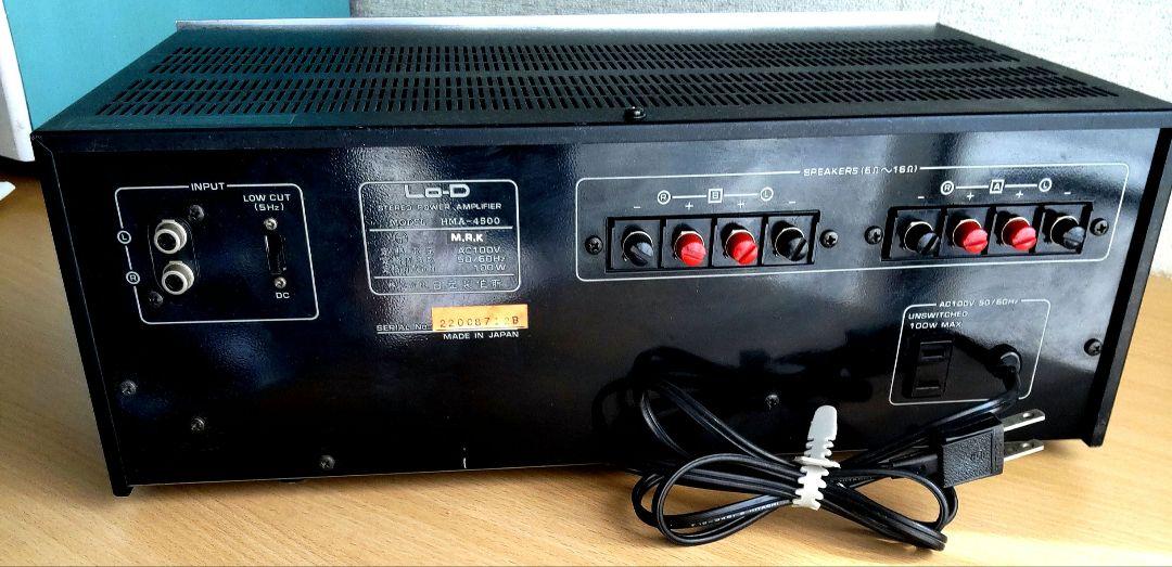 【動作美品・軽メンテ済】日立Lo-D パワーアンプHMA-4500