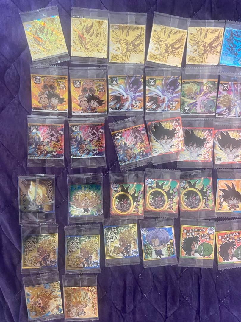 ドラゴンボール超戦士シール超最強への大冒険ダブルゴールドスペシャル悟空57枚セッ