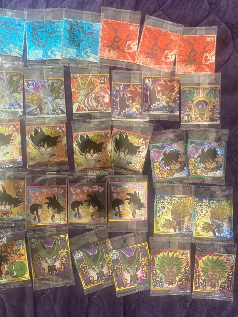 ドラゴンボール超戦士シール超最強への大冒険ダブルゴールドスペシャル悟空57枚セッ