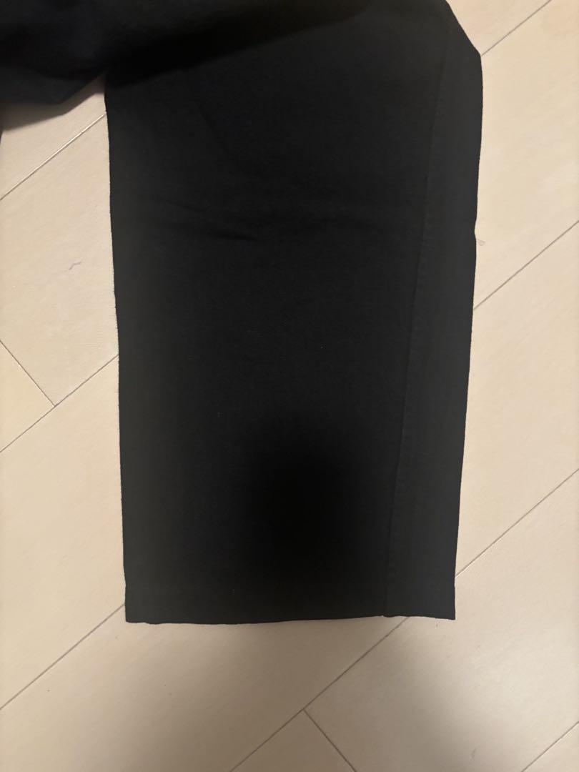 COMOLI 23SSデニムオーバーパンツ ブラック