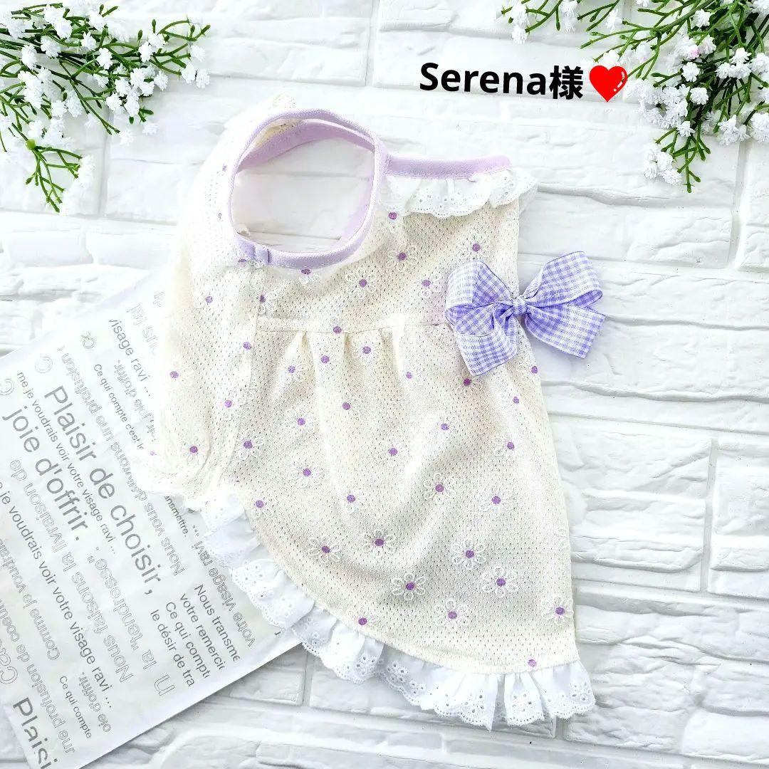 Serena様❤️ご予約♡ぷっくりお花メッシュ♡ハンドメイド犬服