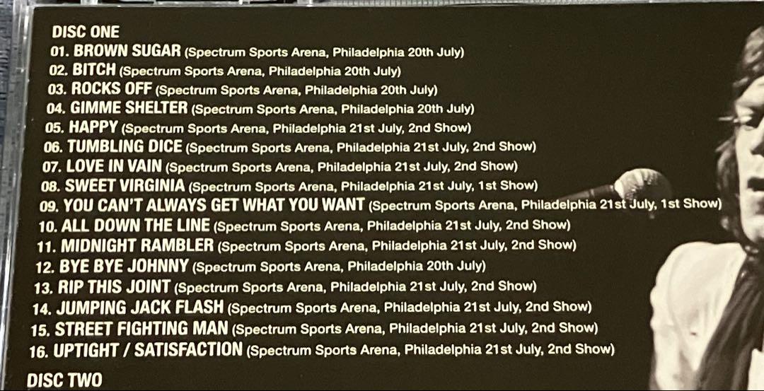 Rolling Stones Philadelphia Special 2種