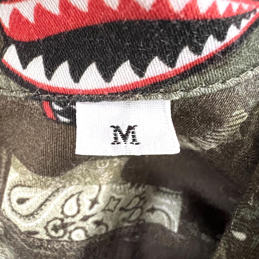 SCHOTT ショット 半袖シャツ ジョーズ 迷彩 開襟 アロハ カーキ M SCHOTT ショット 半袖シャツ ジョーズ 迷彩 開襟 アロハ カーキ