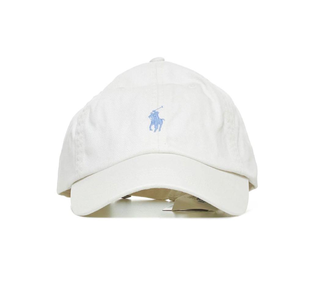Ralph Lauren♡レア完売♡キャップ♡アイボリー✖️水色