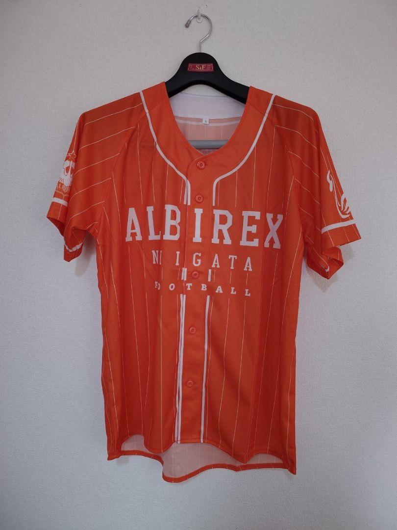 未使用未開封！　　アルビレックス新潟　 Lサイズ　 ベースボールシャツ アルビレックス新潟 限定ベースボールTシャツ - メルカリ