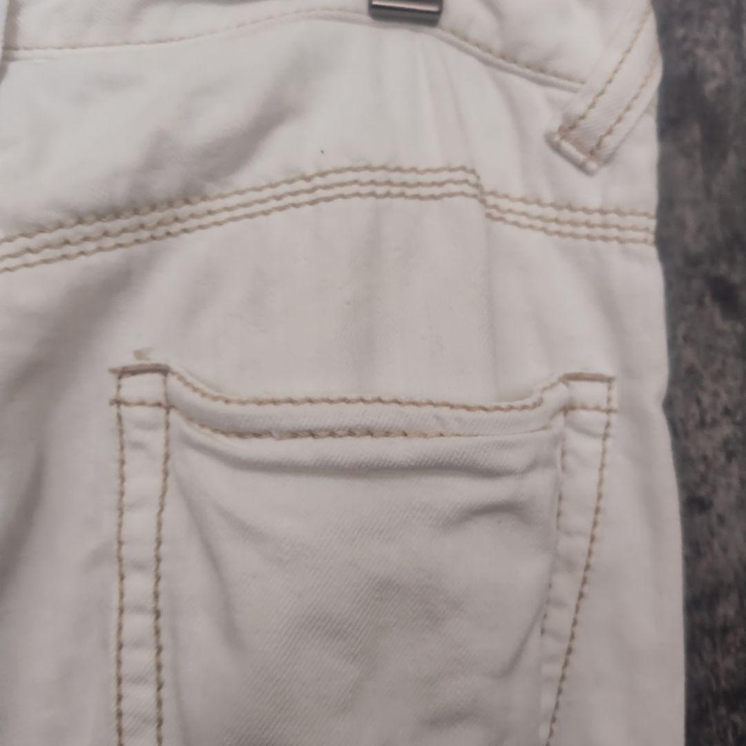theory ホワイト フレアデニムパンツ