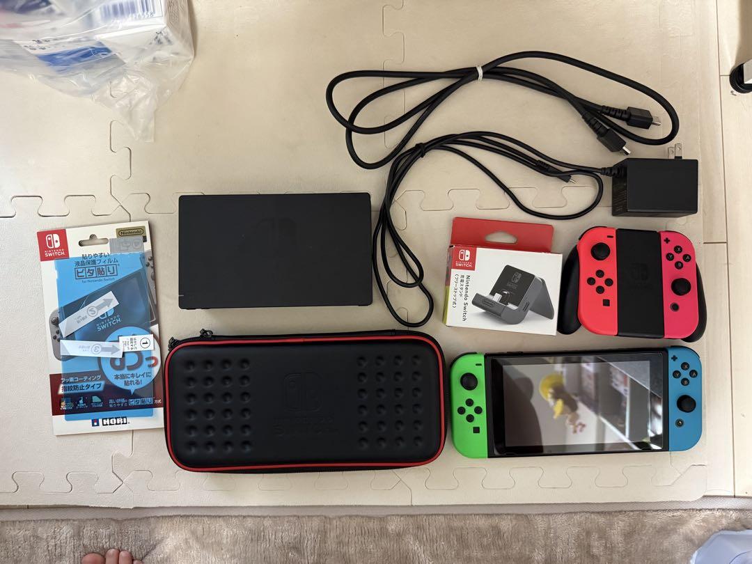 Switch本体 マリオカート8 周辺機器セット - メルカリ