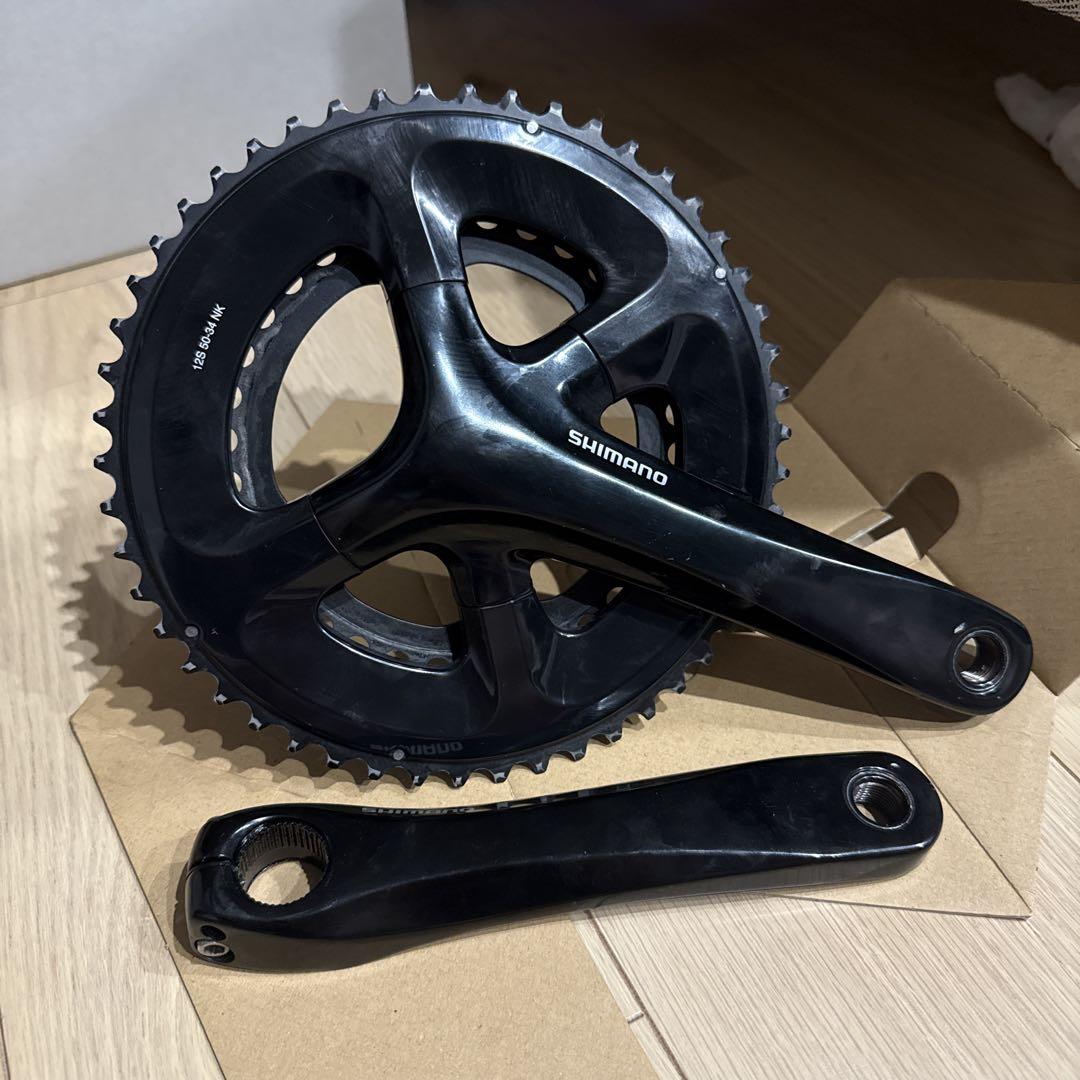 SHIMANO FC-RS520クランクセット 165mm ブラック　50-34